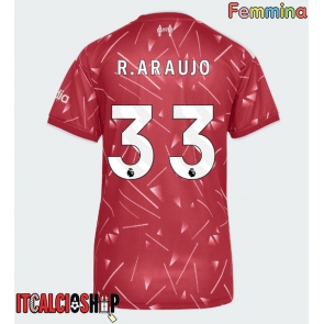 Liverpool Ronald Araujo #33 Prima Maglia Femmina 2026-27 Manica Corta